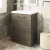 Arno Woodgrain 600mm 2-Drawer Floor Standing Vanity Unit