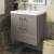 Arno Woodgrain 600mm 2-Door Wall Hung Vanity Unit