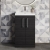 Arno Compact Woodgrain 500mm 2-Door Floor Standing Vanity Unit