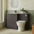 Arno Woodgrain 1100mm 2-Drawer Combination Vanity Basin and Toilet Unit | Thumbnail Image