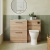 Arno Woodgrain 1100mm 2-Drawer Combination Vanity Basin and Toilet Unit | Thumbnail Image