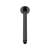 Nuie Arvan Round Ceiling Mounted Shower Arm 310mm Length - Matt Black