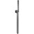 Nuie Arvan Round Pencil Shower Handset with Hose and Bracket - Brushed Pewter