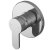 Nuie Arvan Manual Concealed Shower Valve Single Handle - Chrome