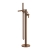 Nuie Arvan Freestanding Bath Shower Mixer Tap with Shower Kit - Brushed Bronze