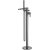 Nuie Arvan Freestanding Bath Shower Mixer Tap with Shower Kit - Brushed Pewter