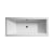 Nuie Asselby Square Double Ended Rectangular Bath 1700mm x 700mm - Eternalite Acrylic