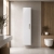 Nuie Athena Wall Hung 1-Door Tall Unit 300mm Wide - Gloss White | Thumbnail Image