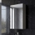 Athena 450mm 1-Door Mirrored Bathroom Cabinet | Thumbnail Image