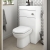 Nuie Athena Toilet and Basin Combination Unit - Soft Close Seat | Thumbnail Image