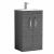 Nuie Athena Floor Standing 2-Door Vanity Unit with Basin-2 500mm Wide - Anthracite Woodgrain | Thumbnail Image