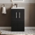Nuie Athena Floor Standing 2-Door Vanity Unit with Basin-2 500mm Wide - Charcoal Black | Thumbnail Image
