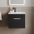 Nuie Athena Wall Hung 1-Drawer Vanity Unit with Basin-2 500mm Wide - Charcoal Black | Thumbnail Image