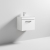 Nuie Athena Wall Hung 1-Drawer Vanity Unit with Basin-2 500mm Wide - Gloss White
