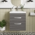 Athena 500mm 2-Drawer Wall Hung Vanity Unit