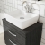 Athena 500mm 2-Drawer Wall Hung Vanity Unit with Countertop