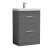 Nuie Athena Floor Standing 2-Drawer Vanity Unit with Basin-3 600mm Wide - Anthracite Woodgrain