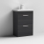 Nuie Athena Floor Standing 2-Drawer Vanity Unit with Basin-3 600mm Wide - Charcoal Black | Thumbnail Image