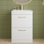 Athena 600mm 2-Drawer Floor Standing Vanity Unit | Thumbnail Image