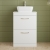 Athena 600mm 2-Drawer Floor Standing Vanity Unit with Countertop | Thumbnail Image