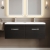 Nuie Athena Wall Hung 2-Drawer Vanity Unit with Double Basin 1200mm Wide - Charcoal Black | Thumbnail Image