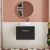 Nuie Athena Wall Hung 1-Drawer Vanity Unit with Carrera Marble Worktop 600mm Wide - Charcoal Black Woodgrain | Thumbnail Image