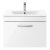 Nuie Athena Wall Hung 1-Drawer Vanity Unit with Basin-2 600mm Wide - Gloss White