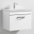 Nuie Athena Wall Hung 1-Drawer Vanity Unit with Basin-3 600mm Wide - Gloss White