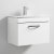 Nuie Athena Wall Hung 1-Drawer Vanity Unit with Basin-4 600mm Wide - Gloss White | Thumbnail Image