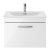 Nuie Athena Wall Hung 1-Drawer Vanity Unit with Basin-4 600mm Wide - Gloss White | Thumbnail Image