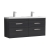 Athena Twin 1200mm 4-Drawer Wall Hung Vanity Unit