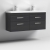 Athena Twin 1200mm 4-Drawer Wall Hung Vanity Unit