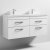 Athena Twin 1200mm 4-Drawer Wall Hung Vanity Unit