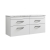 Athena Twin 1200mm 4-Drawer Wall Hung Vanity Unit with Countertop