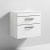 Athena 600mm 2-Drawer Wall Hung Vanity Unit with Countertop