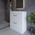 Nuie Athena Floor Standing 2-Drawer Vanity Unit with Basin-3 800mm Wide - Gloss White