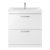 Nuie Athena Floor Standing 2-Drawer Vanity Unit with Basin-4 800mm Wide - Gloss White