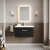 Nuie Athena Wall Hung 1-Drawer Vanity Unit with Basin-1 800mm Wide - Charcoal Black | Thumbnail Image