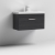 Nuie Athena Wall Hung 1-Drawer Vanity Unit with Basin-3 800mm Wide - Charcoal Black