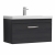 Nuie Athena Wall Hung 1-Drawer Vanity Unit with Basin-3 800mm Wide - Charcoal Black