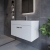 Nuie Athena Wall Hung 1-Drawer Vanity Unit with Basin-3 800mm Wide - Gloss White