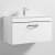 Nuie Athena Wall Hung 1-Drawer Vanity Unit with Basin-2 800mm Wide - Gloss White