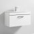 Nuie Athena Wall Hung 1-Drawer Vanity Unit with Basin-4 800mm Wide - Gloss White