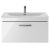Nuie Athena Wall Hung 1-Drawer Vanity Unit with Basin-4 800mm Wide - Gloss White