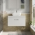 Athena 800mm 1-Drawer Wall Hung Vanity Unit with Countertop | Thumbnail Image