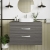 Athena 800mm 2-Drawer Wall Hung Vanity Unit with Countertop