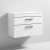 Athena 800mm 2-Drawer Wall Hung Vanity Unit with Countertop