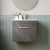 Nuie Athena Wall Hung 1-Drawer Vanity Unit with Basin-2 500mm Wide - Gloss Grey | Thumbnail Image