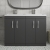 Athena Twin 1200mm 4-Door Floor Standing Vanity Unit