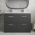 Athena Twin 1200mm 4-Drawer Floor Standing Vanity Unit